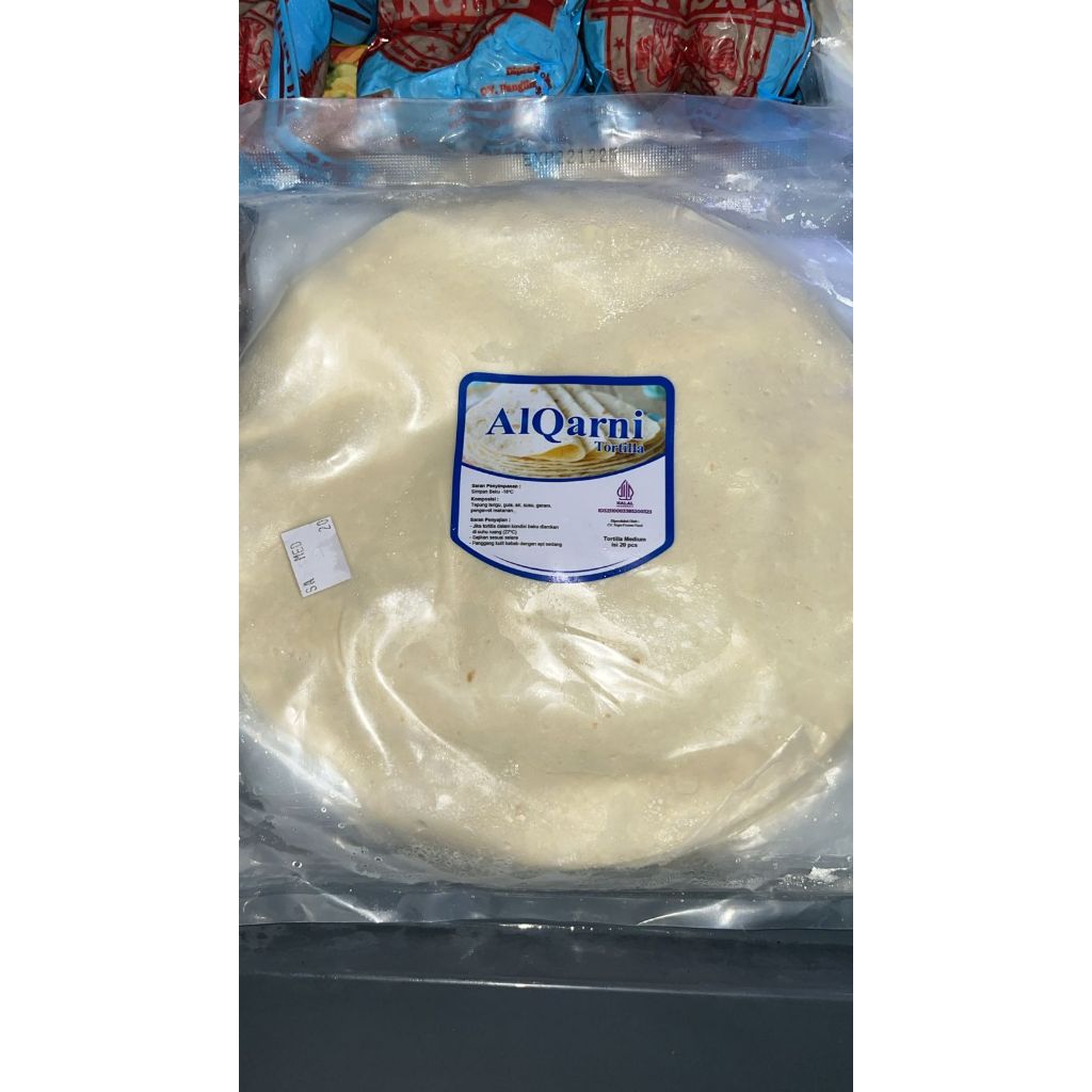 

TORTILA BESAR ALQARNI ISI 20 LEMBAR DIAMETER 22CM