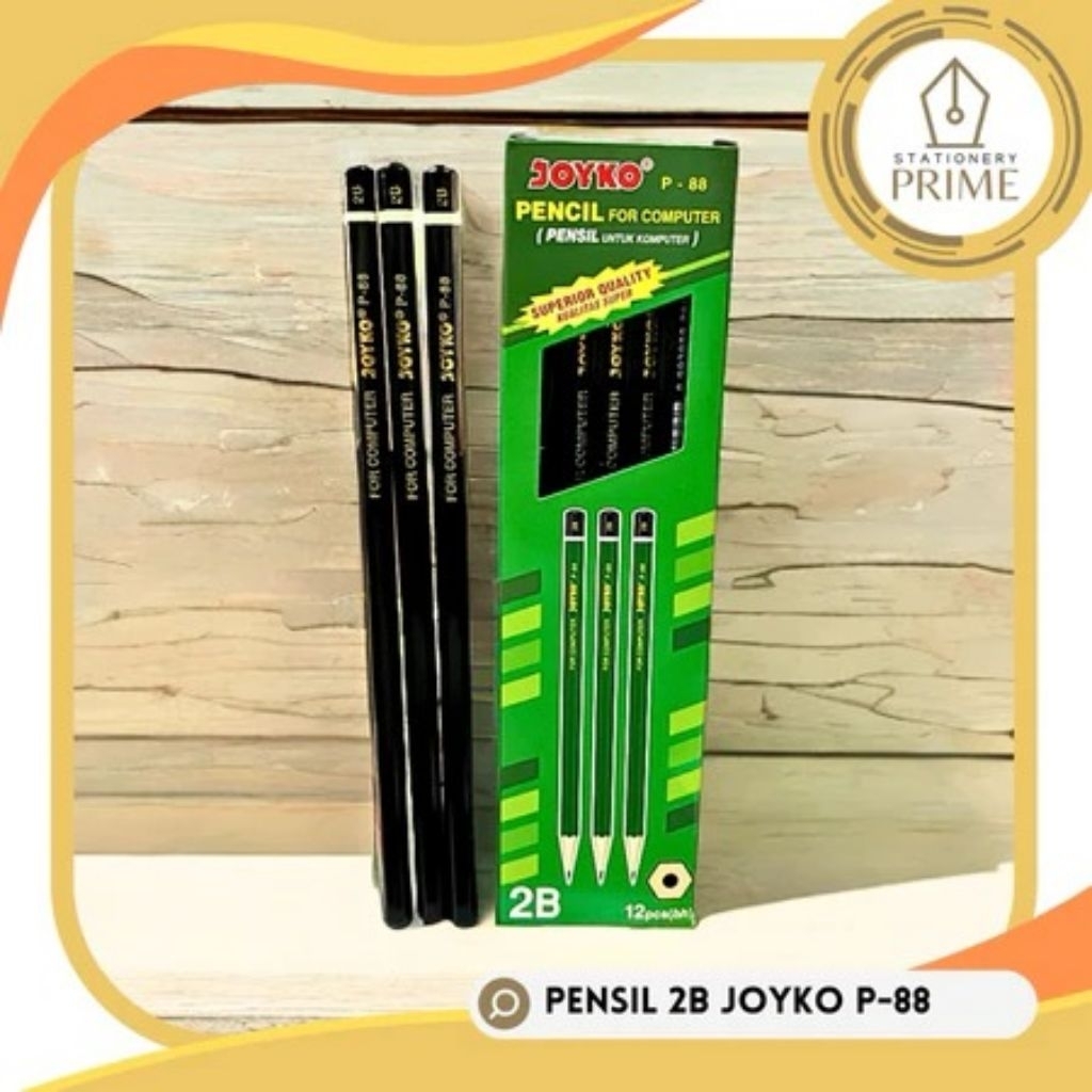

Pensil Joyko P-88 2B ( Isi 12 Pcs )