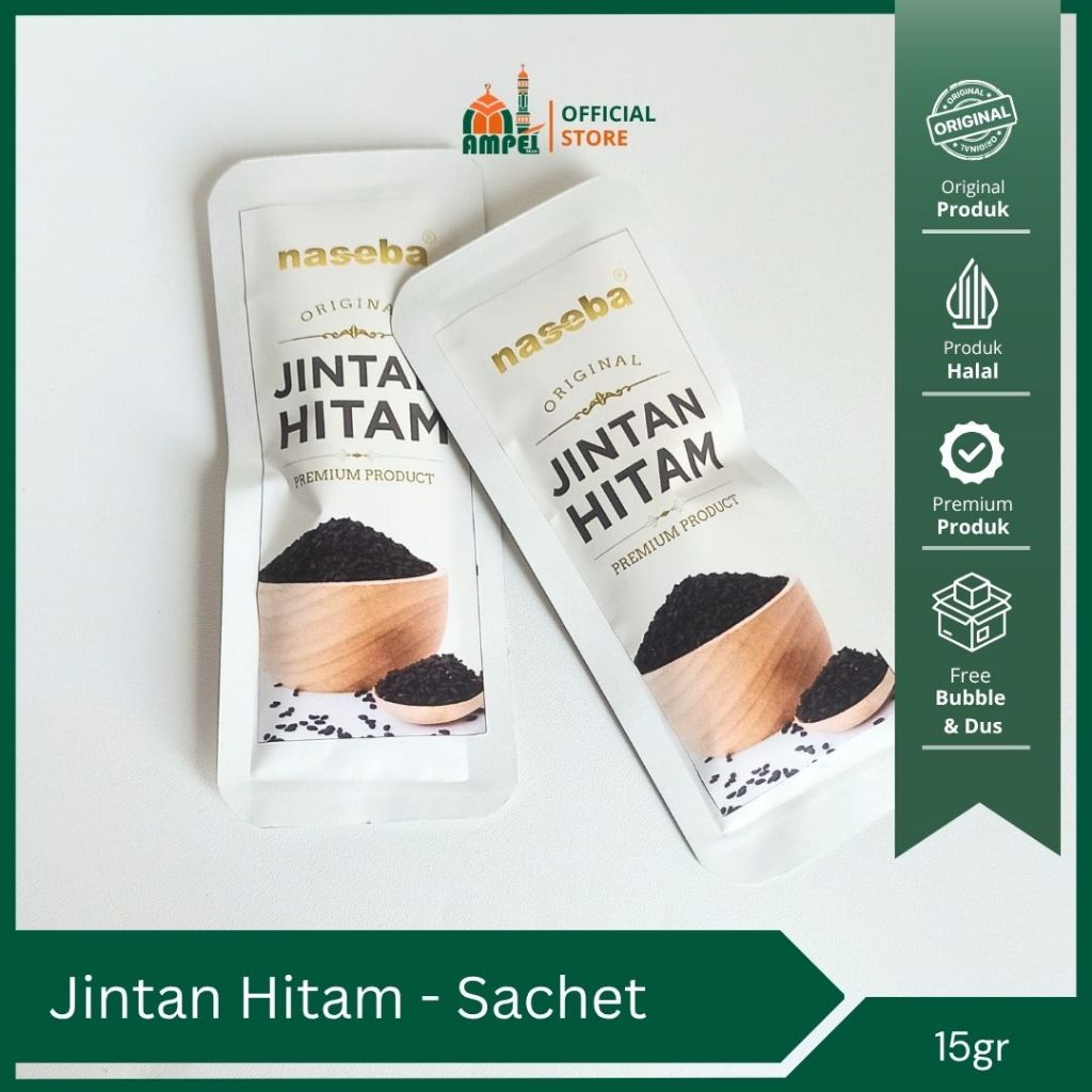 

Naseba Jintan Hitam Original Premium 15gr Kemasan Sachet Praktis dan Siap Konsumsi