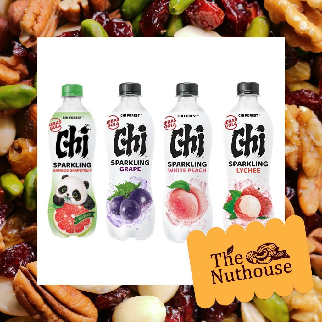 

CHI FOREST BOTOL 480ml Sparkling Water - Bamboo Grape Fruit / White Peach / Lyche Fizzy / Grape Delight