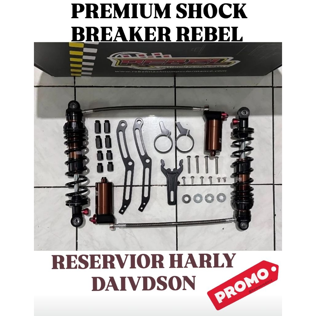 Shock Premium Shockbreaker Reservoir Harley Davidson Touring Rebel