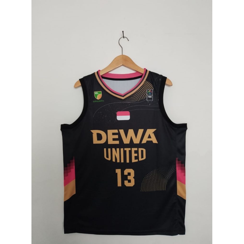 jersey basket jersey hitam dewa united