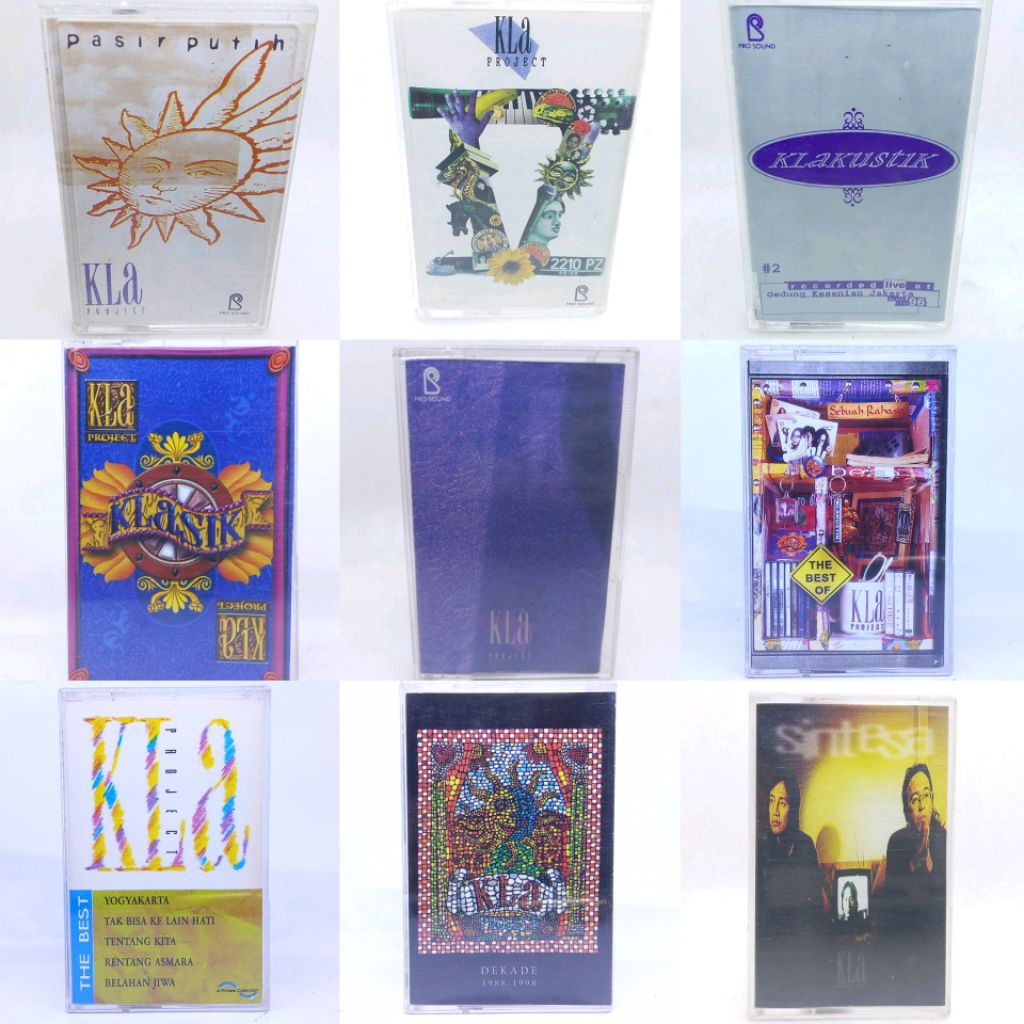 Kaset pita KLA PROJECT - dekade 1988-1998 - the best of - sintesa - kelima - KLA - klasik - klaskust