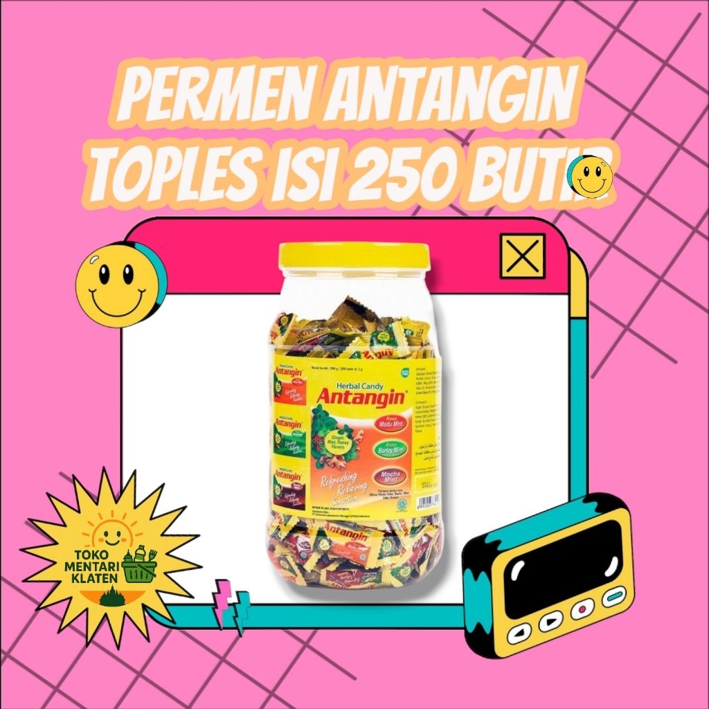 

Permen Antangin Toples - Isi 250 Butir