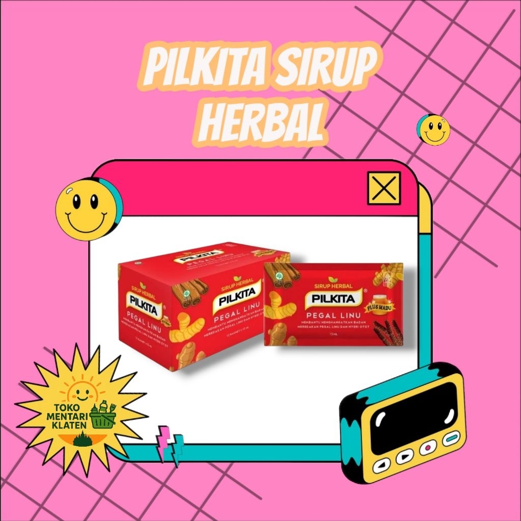 

Pilkita Sirup Obat Herbal Pegal Linu 1 Box @12 Sachet