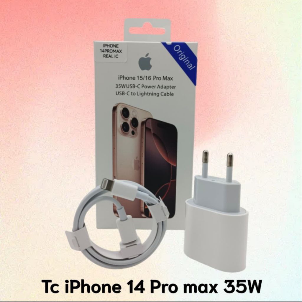 Charger Iphone 14 Pro Max Real IC 35W