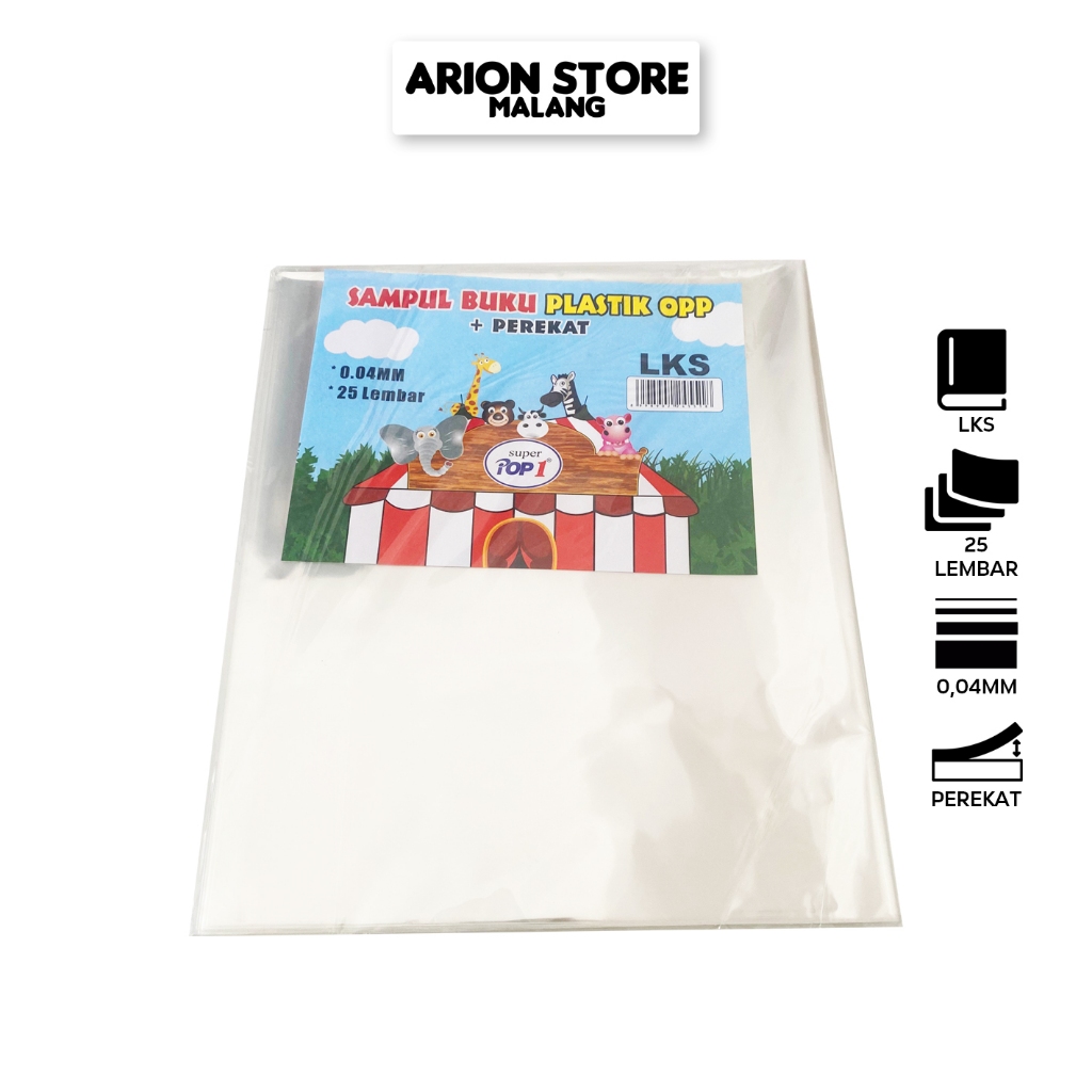 

[Isi 25pcs] Sampul Buku Cetak Folio POP1 0,04mm