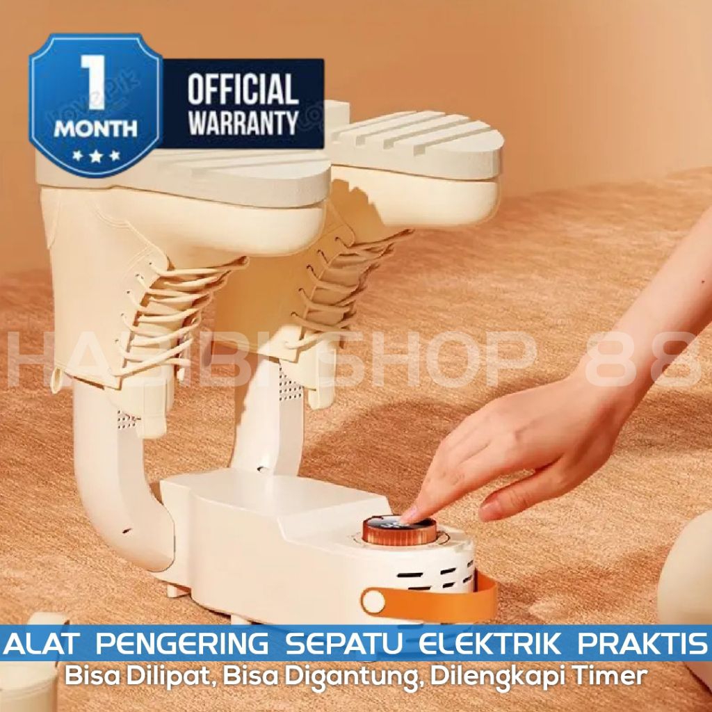 Alat Pengering Sepatu Elektrik Pengering Kaos Kaki Sarung Tangan Praktis Cepat Kering Bisa Dilipat B
