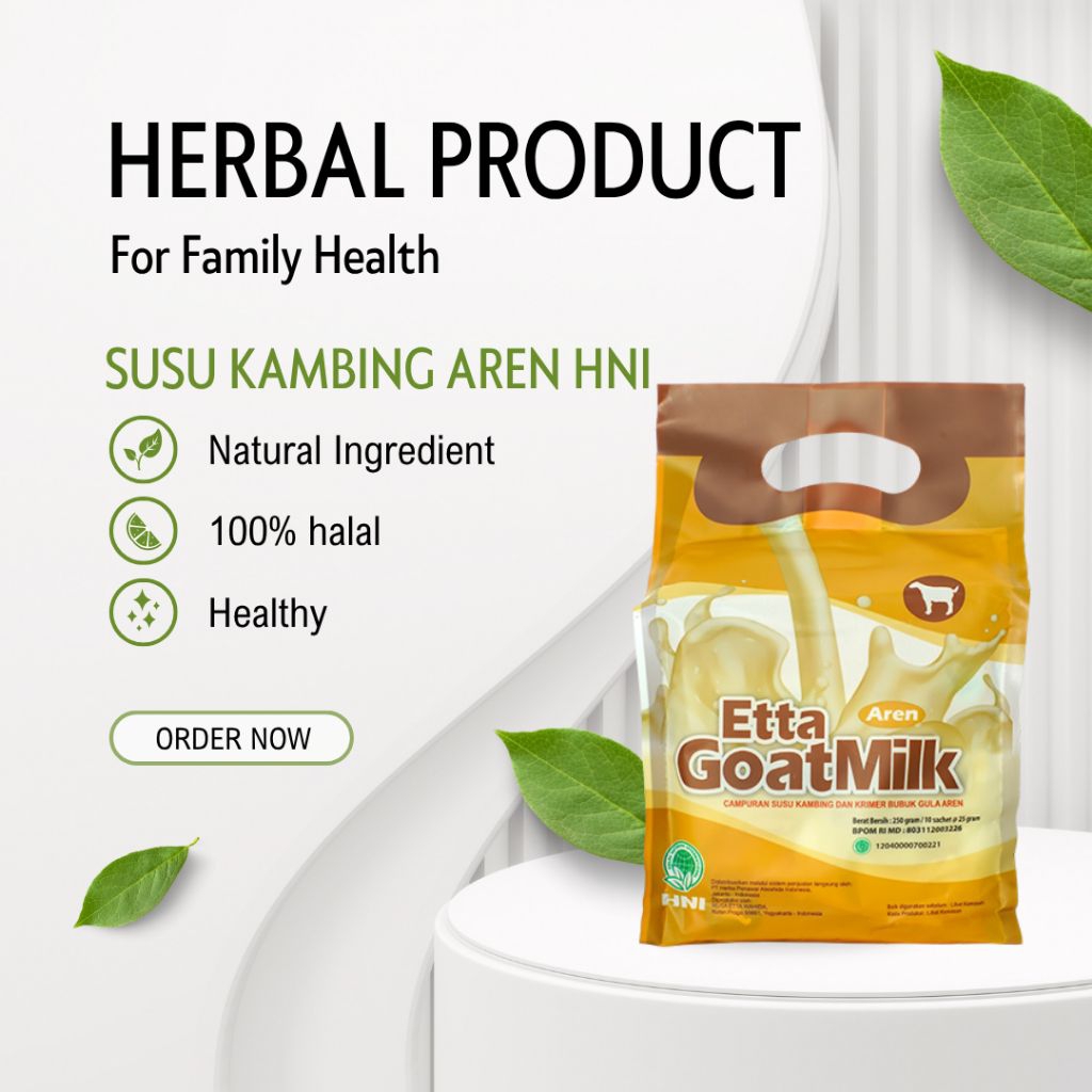 

Susu Kambing Aren Etta Goat Milk Aren HNI