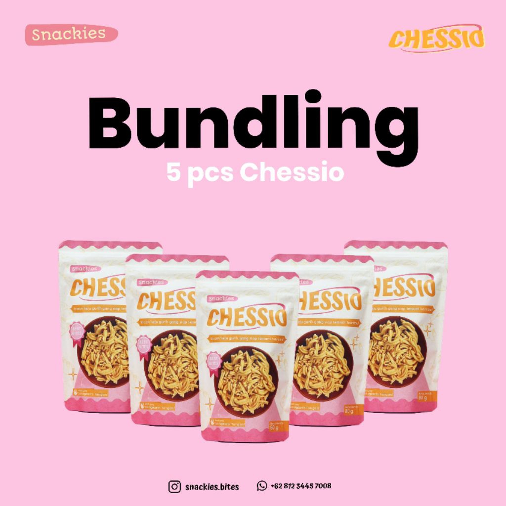 

Chessio 80g Bundling 5 pack!