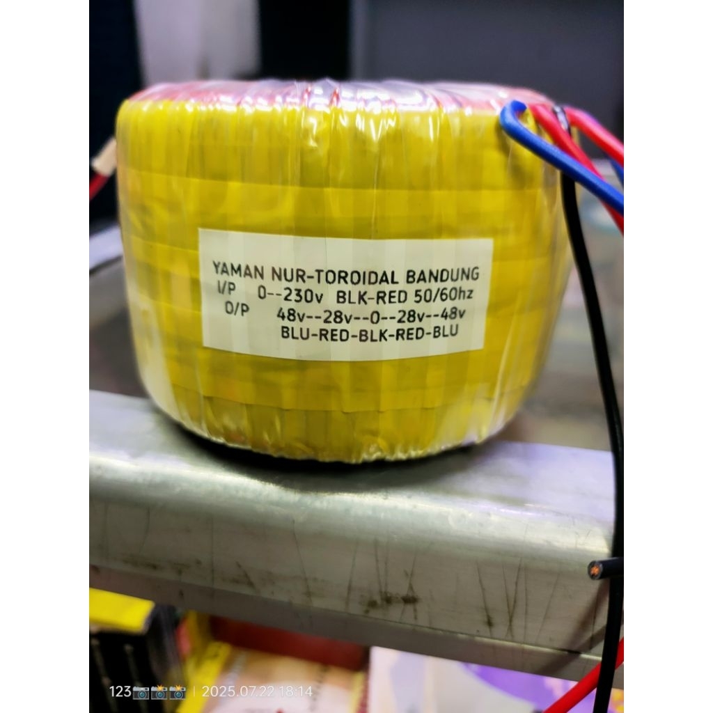 trafo aktip baretone 800watt 48v 28v ct 28v 48v
