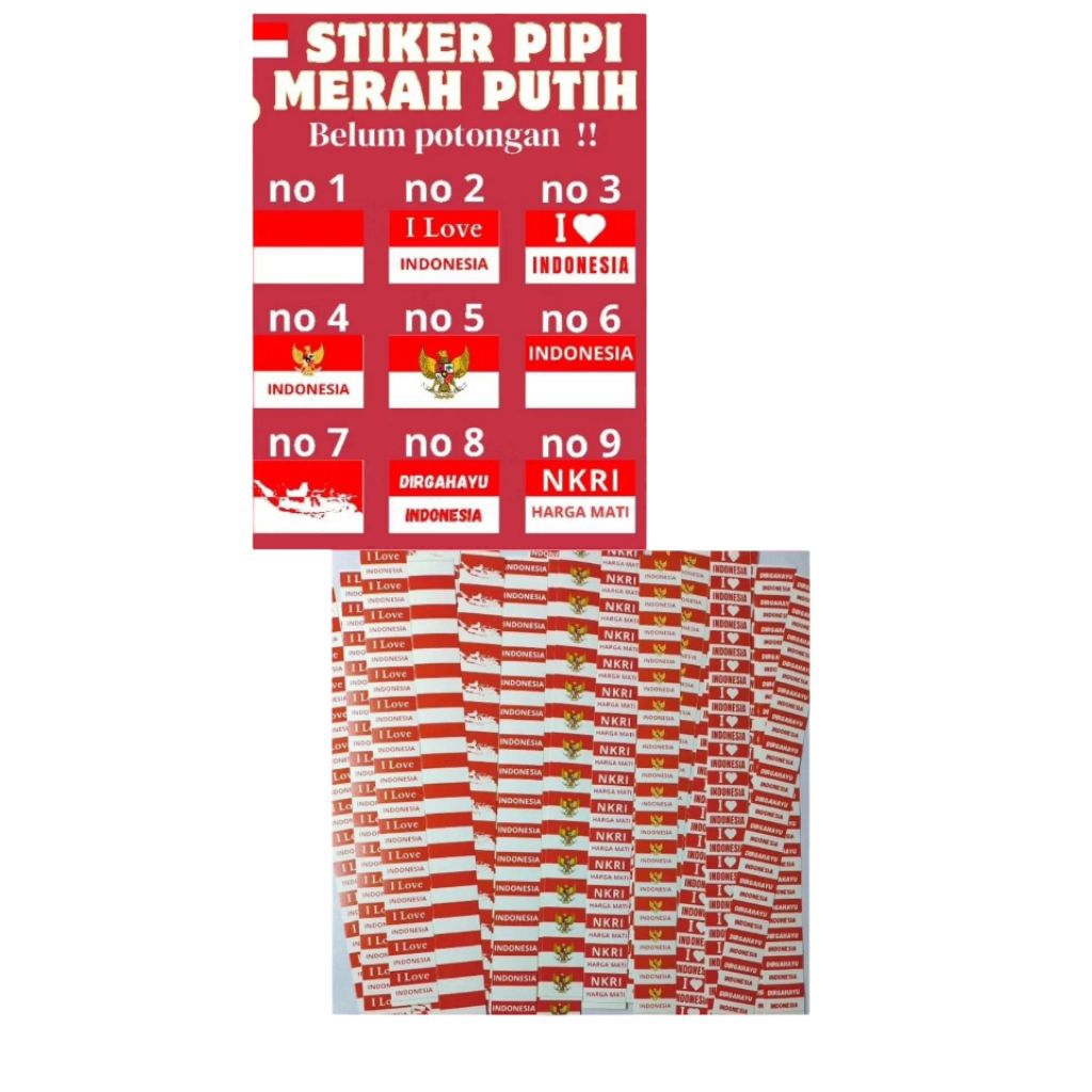 

stiker pipi 17 agustus isi 30pcs