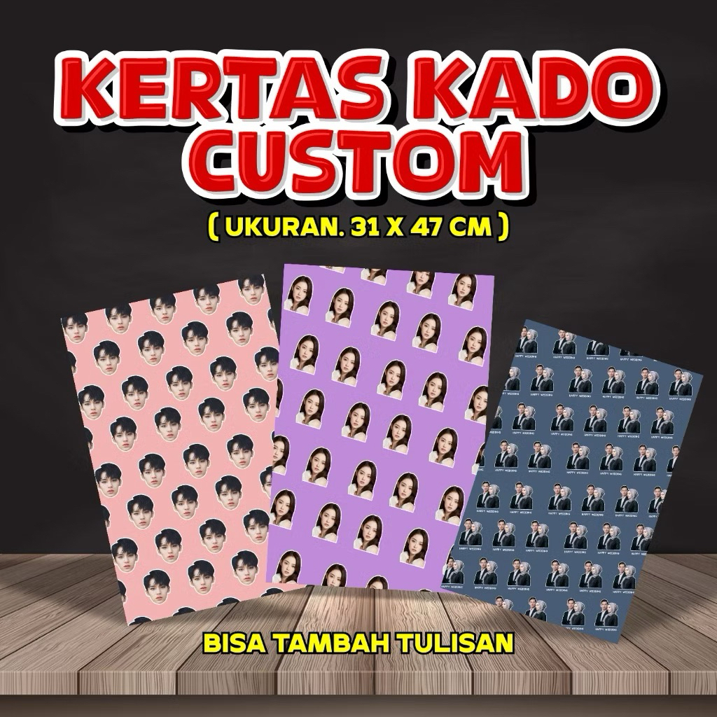 

KERTAS KADO CUSTOM