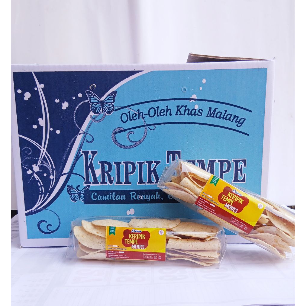

KRIPIK TEMPE MENJES MALANG(1dus isi 20)