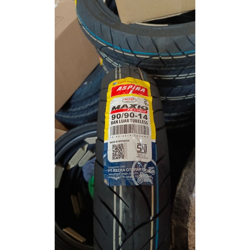 Ban Tubeles ASPIRA Tubeless 90/90-14