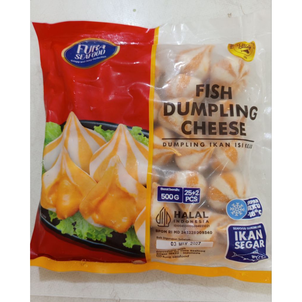 

FURA seafood dumpling cheese 500gram