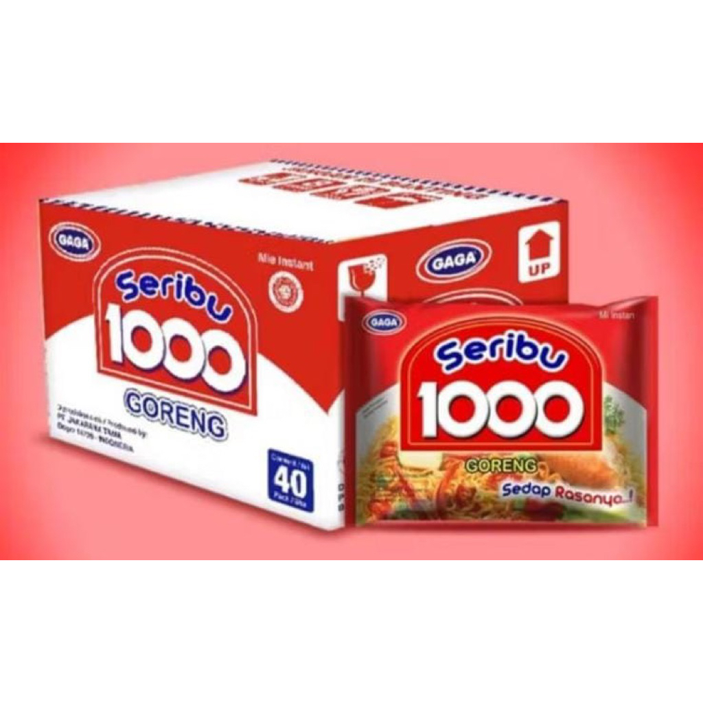 

Mie Gaga 1000, mie instan goreng, mie instan kuah