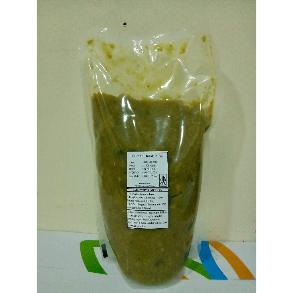

Bumbu Dasar Putih Mazzoni 1 Kg
