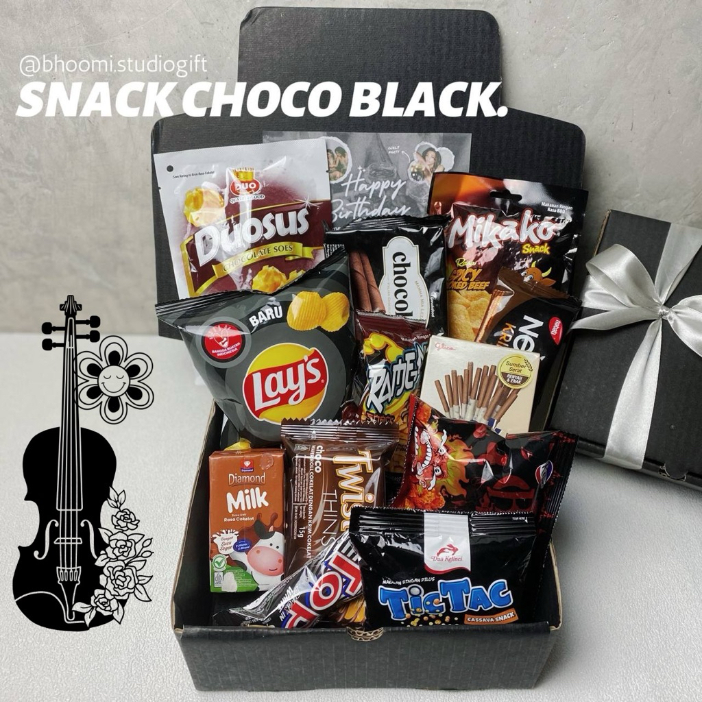 

Black Hampers | Hampers Coeklat | Kado Ulang Tahun | | Ide Kado | Kado Anniversary | Kado kenang-kenangan| Kado Lucu | Kado Unik | Giftbox Snack | Giftsets Kado Cowok Kado Cewek