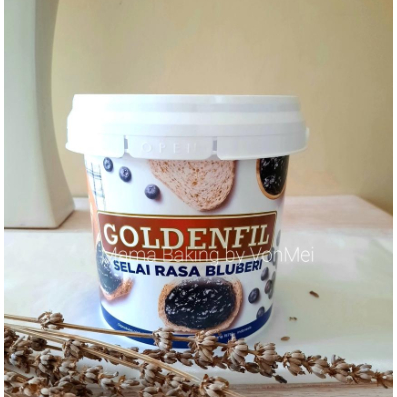 

GOLDENFIL Bluberi Selai Isian Blueberry Jam Filling Goldenfil 500g Rep / Selai Goldenfil 500gr