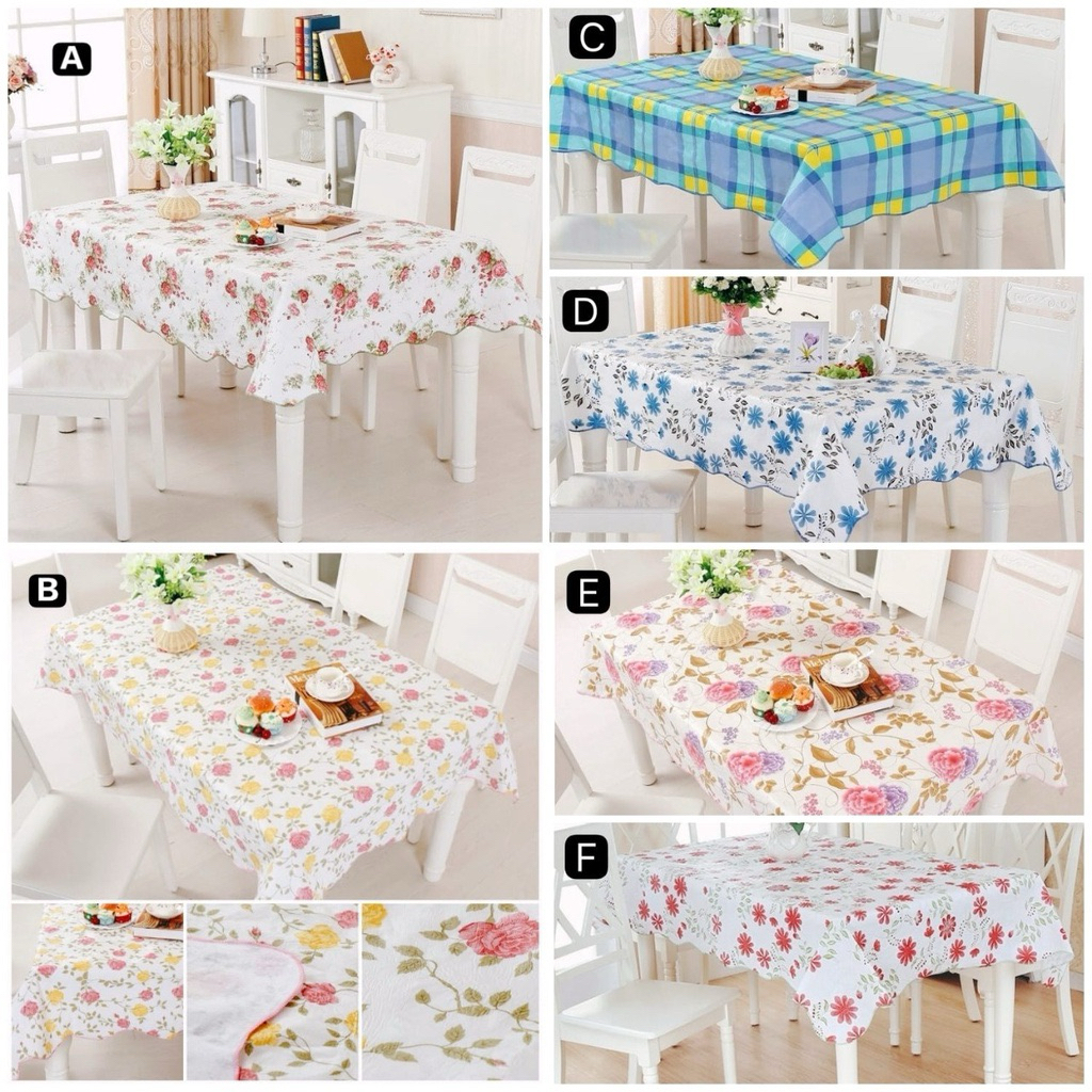 Y- ALAS MEJA Makan Besar PETAK / Taplak MEJA KAIN JUMBO