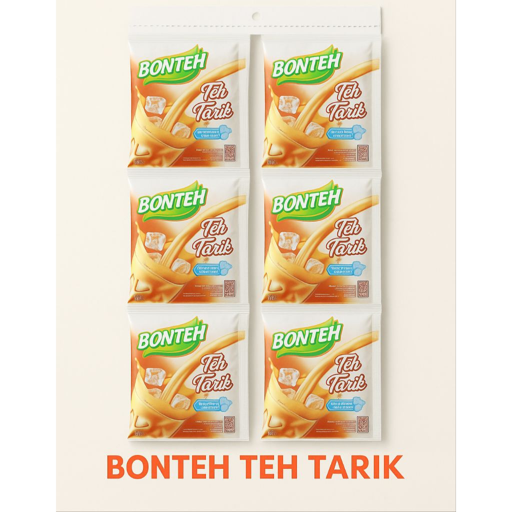 

BONTEH Teh Tarik Instan 25g – Bisa Diseduh Panas atau Dingin | Rasa Creamy & Nikmat |1 renceng/10 sac