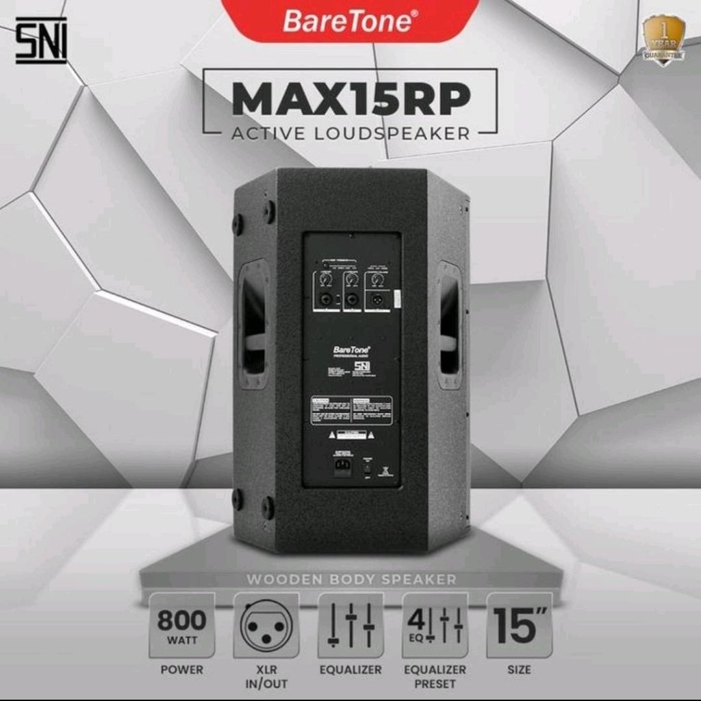 SPEAKER AKTIF BARETONE MAX 15 RP