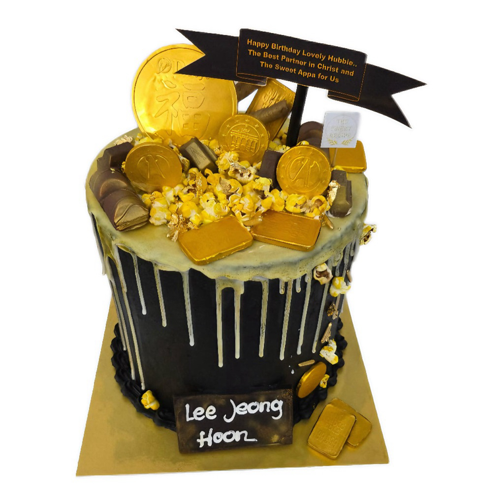 

Cake Black & Gold