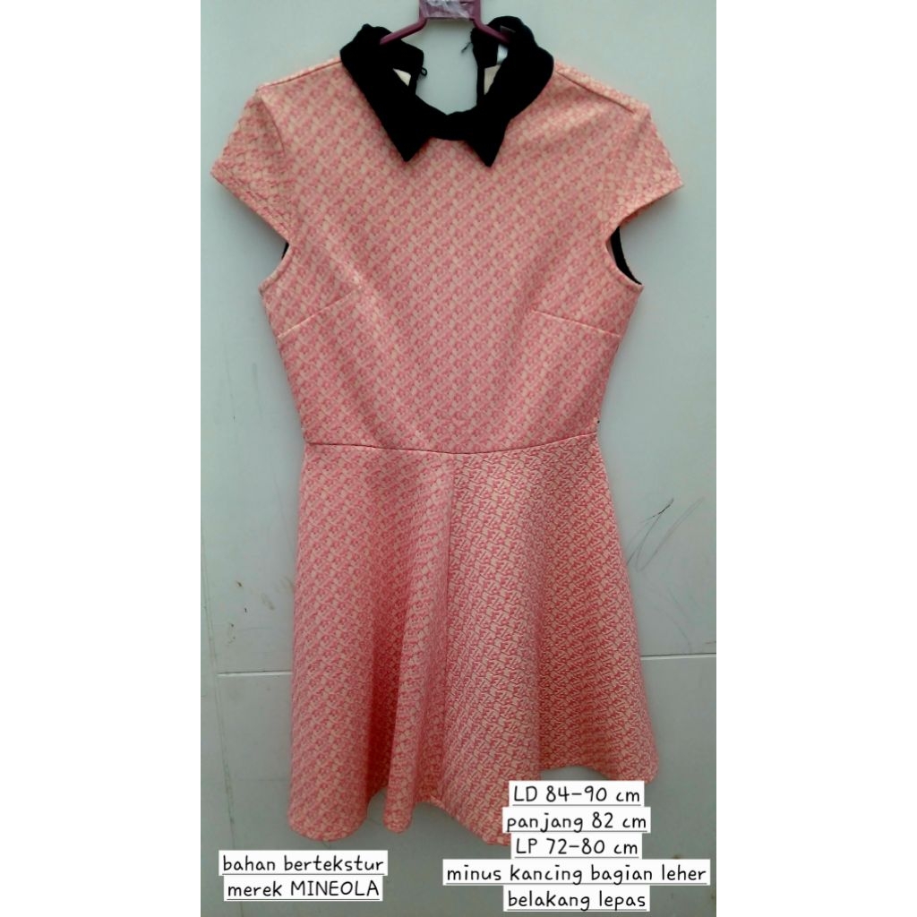 dress wanita remaja perempuan korea