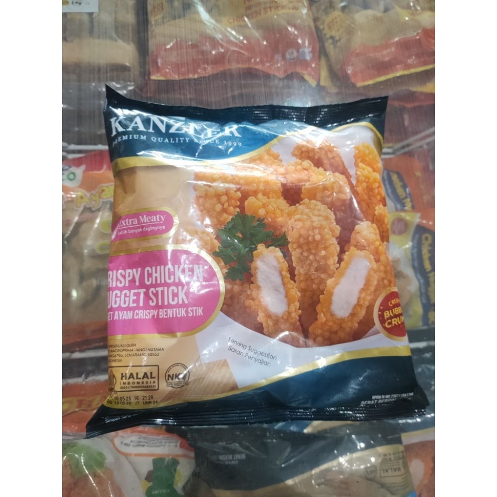 

Khusus Instan , Kanzler Crispy Chicken Nugget Stick 450g