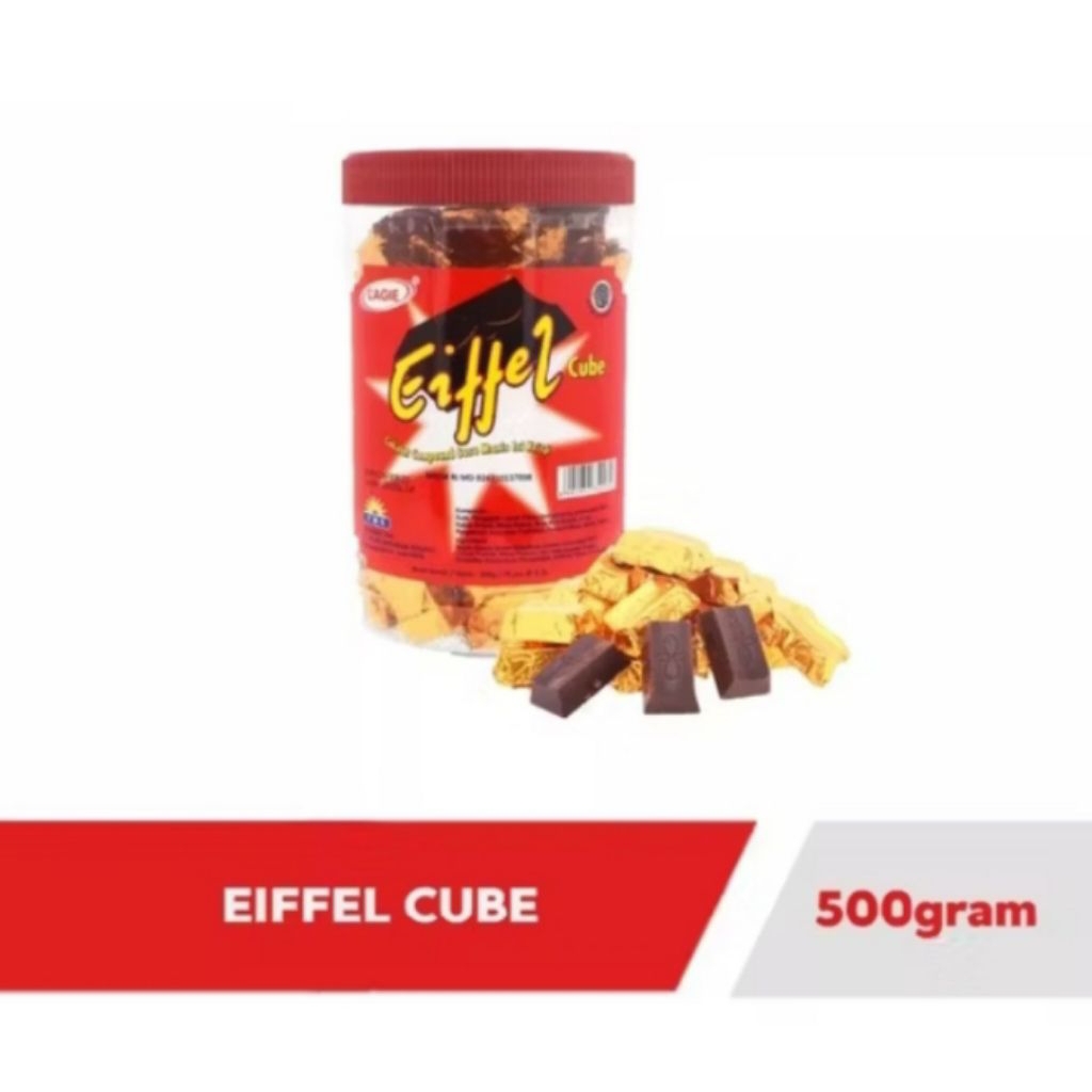 

Lagie Coklat Krispi Eiffel Cube 500 gram