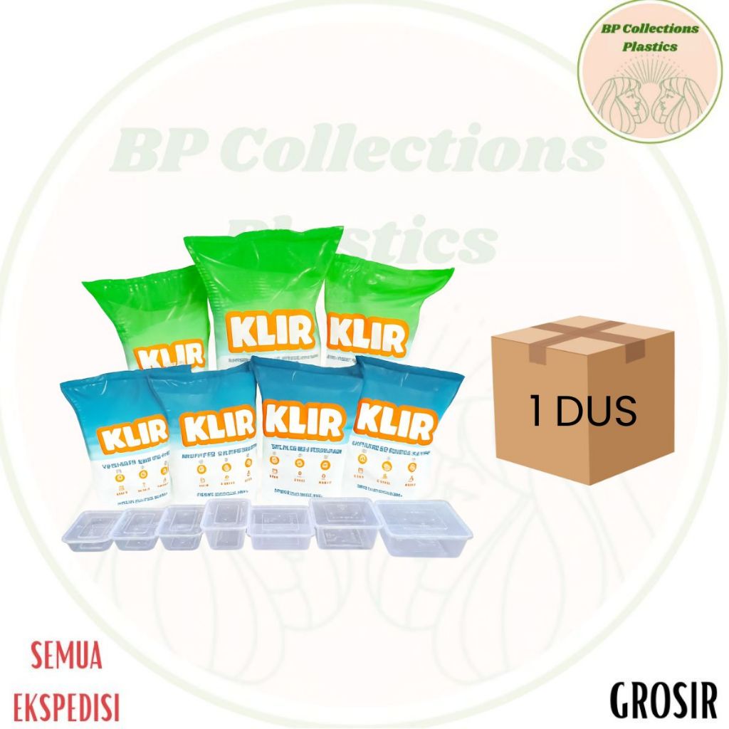 1 DUS THINWALL BOX 500ML 650ML 750ML 1000ML 1500ML 2000ML 3000ML RECTANGLE SQUARE PERSEGI PANJANG KO