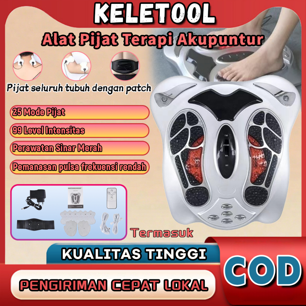 Alat pijat kaki kupu kupu Electromagnetic Health Protection Instrument Akupuntur Kaki Alat Pijat Ele