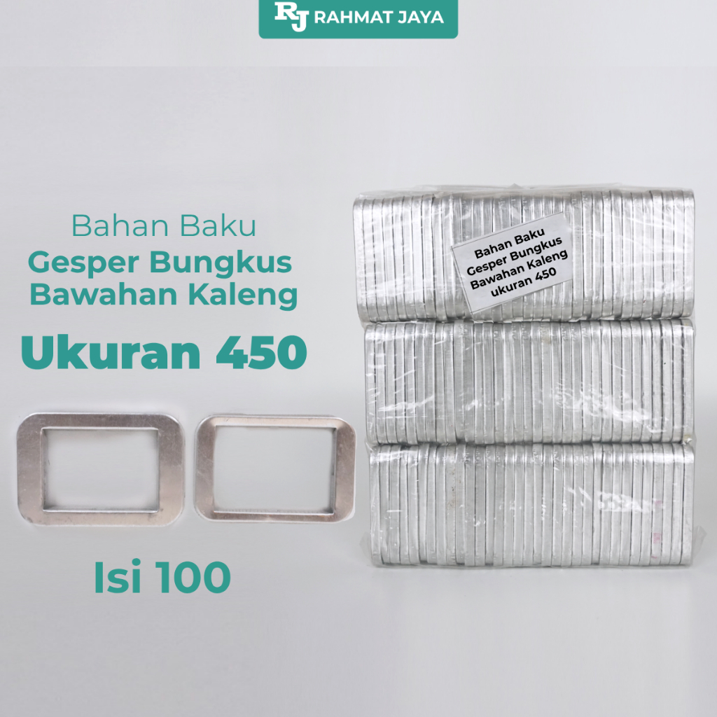 Rahmat Jaya Bahan Kepala Gesper Bungkus Ukuran 450 Kotak Bawahan Kaleng Untuk Ikat Pinggang Custom
