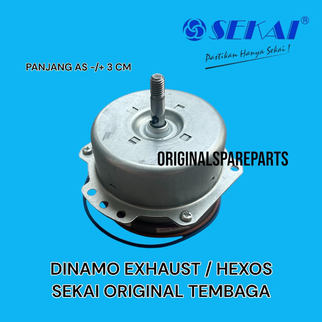 DINAMO MOTOR EXHAUST FAN SEKAI ORIGINAL / DINAMO HEXOS FAN SEKAI ORIGINAL TEMBAGA