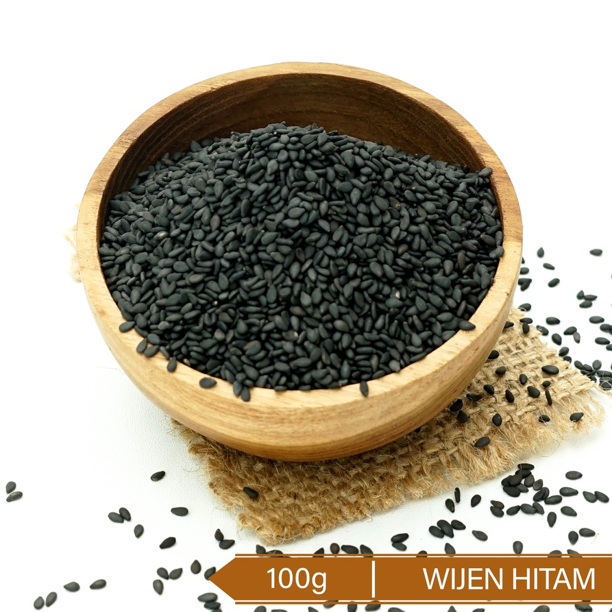 

Wijen Hitam 100gr, 250gr / Black Sesame Seed