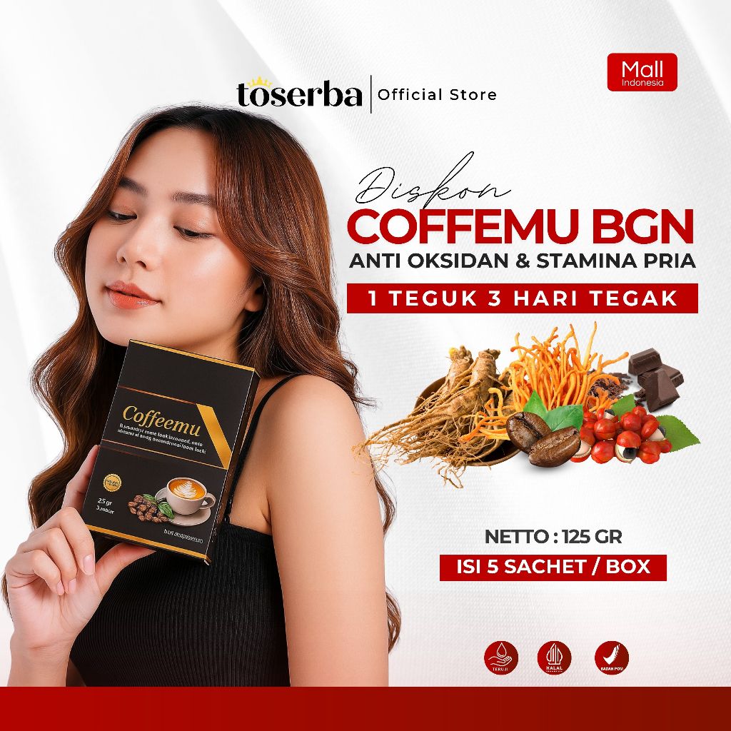 

[BISA COD] COFFEEMU I Minuman Serbuk Kopi Latte Gula Aren I Ekstrak Ginseng I Kopi Stamina