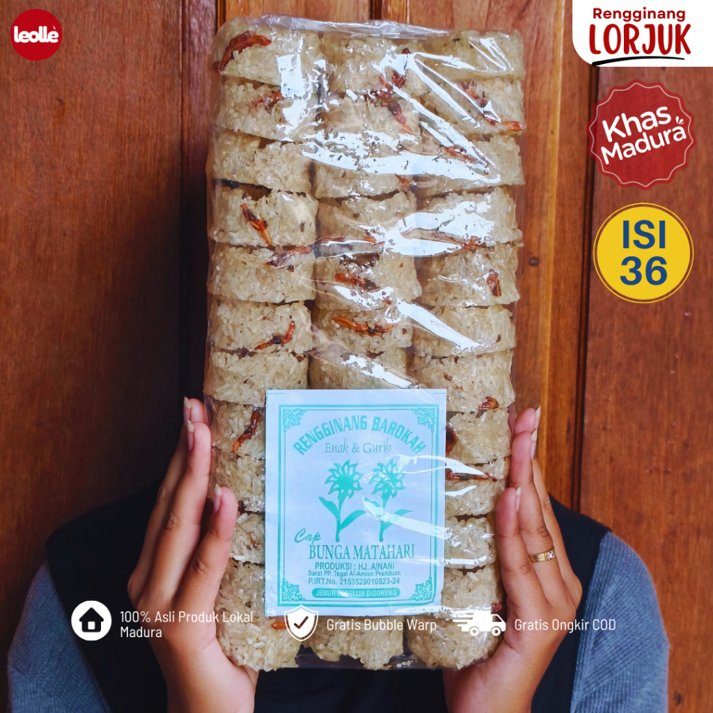

Rengginang Mentah Terasi LORJUK Khas MADURA Asli Rangginang Ketan Makanan Ringan Cemilan Enak Camilan Gurih Renyah