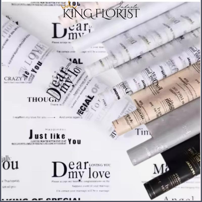 

Kertas Buket Bunga Tissue Paper Flower Wrapping Ecer Florist 6248