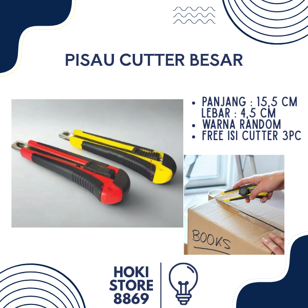 

Cutter BESAR KOSS / Pisau Potong Pemotong Silet KOSS