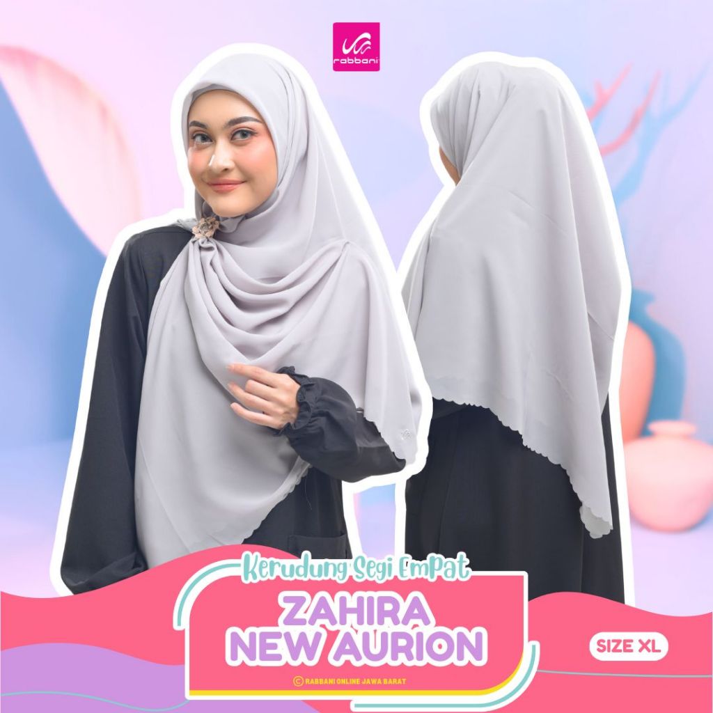 Rabbani - Kerudung Jilbab Segi Empat Zahira New Aurion XL