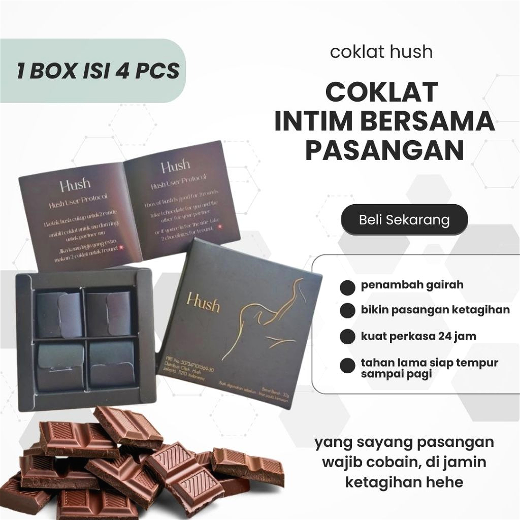 

Hush chocolate 3 box Dark Chocolate for couple 32 gram 3 box paket hemat