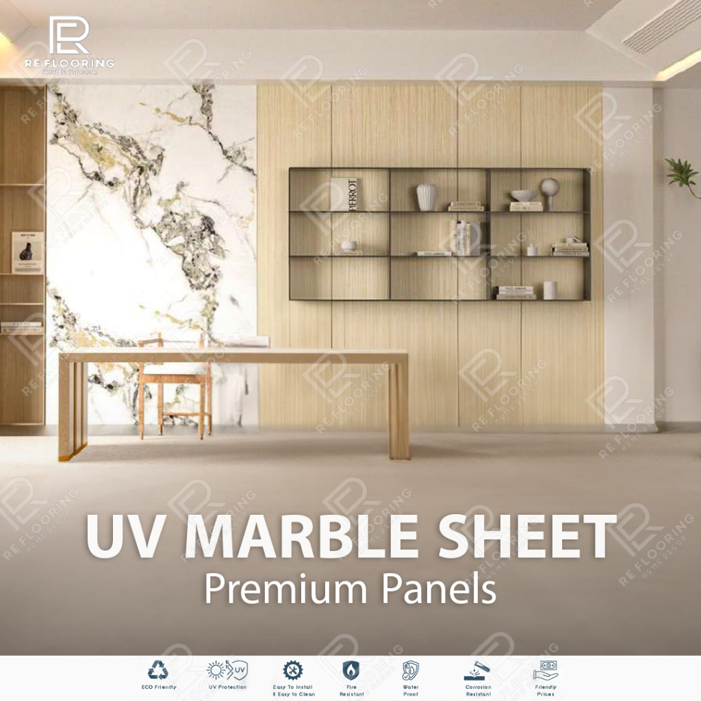 UV Marble Sheet PVC - Panel Dinding Marmer PVC / Wall Board