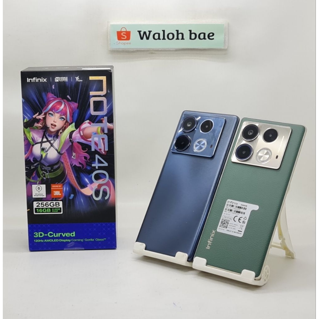 Infinix Note 40s NFC 8+5/256 GB Garansi Resmi Indonesia Second Fullset