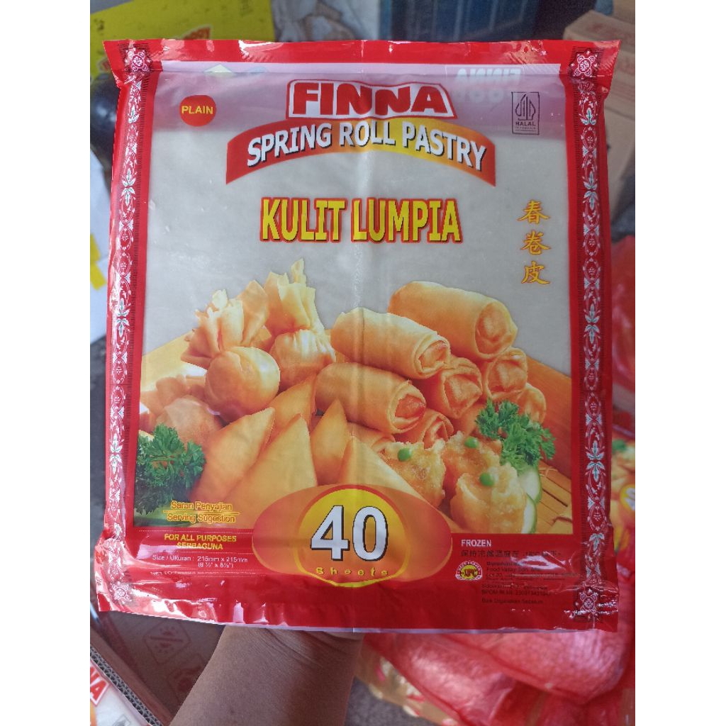 

FINNA KULIT LUMPIA 215x215/40lembar 500gr