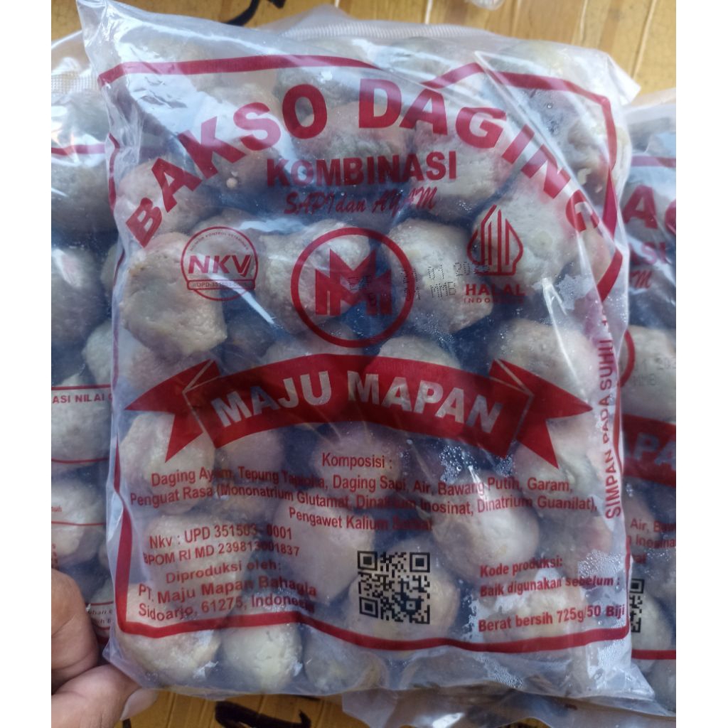 

MAJU MAPAN BAKSO DAGING SAPI 725gr/50butir
