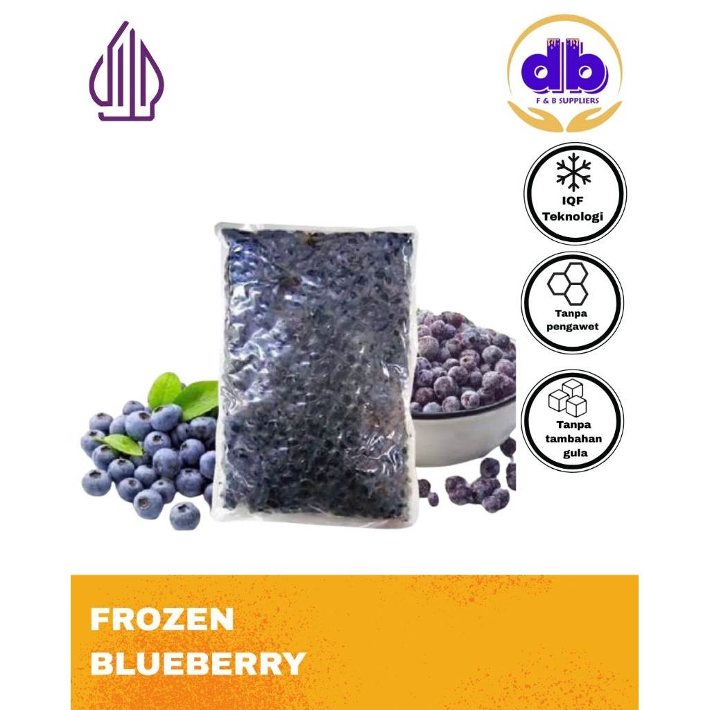 

Buah Blueberry Beku | Frozen Blueberry( IQF)