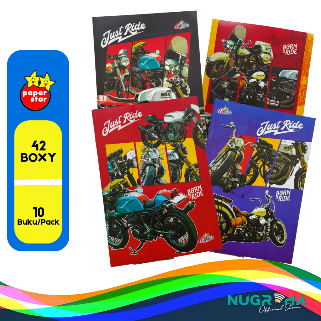 

Paperstar BUKU TULIS 1PAK 38 Lembar ISI 10BUKU Labu labu Murah buku Sekolah Cowok Cewek bergaris