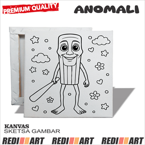 

Kanvas Sketsa Mewarnai ANOMALI 20x20 cm