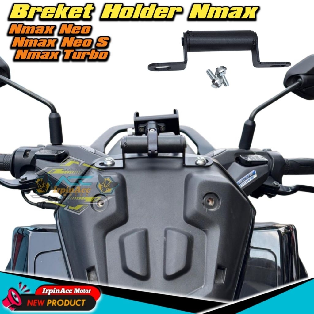 Breket Holder Hp Motor Nmax Neo Nmax Neo S Nmax Tubro Techmex Dudukan Holder Hp Motor